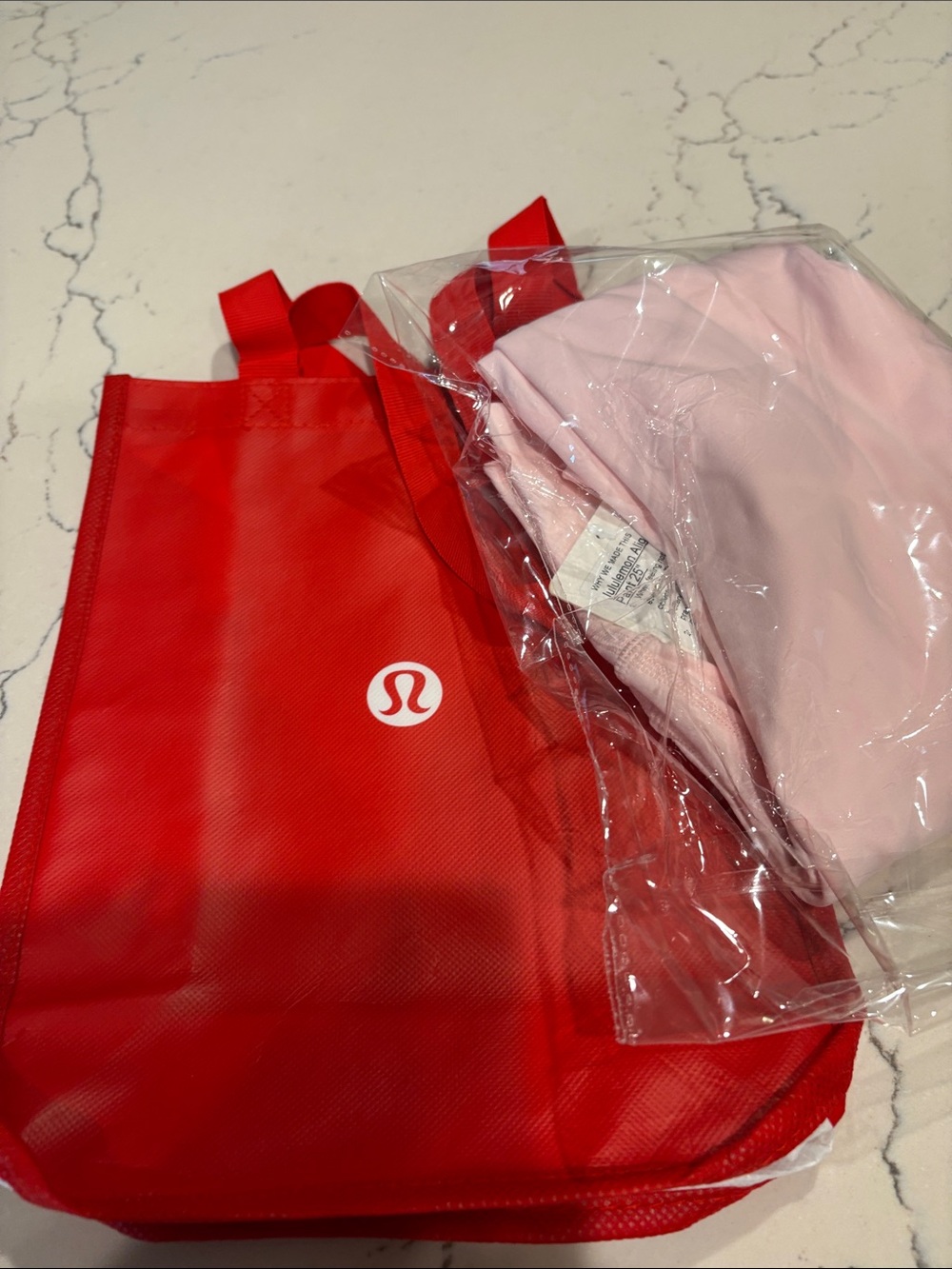 lululemon RARE Pink Align 25” Sz 4 Nulu Leggings NWT! + New Lulu Reusable Bag